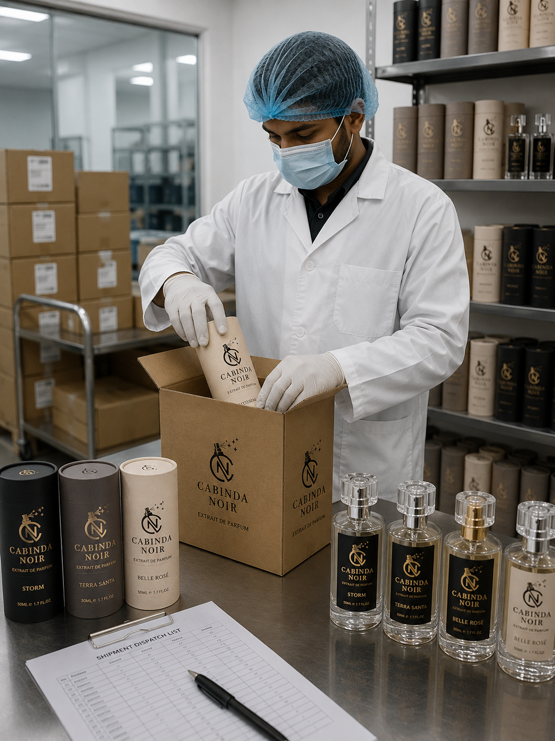 Packaging process step